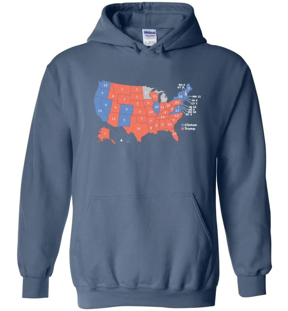 2016 Presidential Election Map Shirt Hoodie