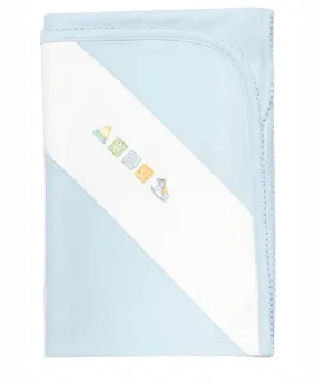 ABC Blocks Boy Pima Cotton Baby Blanket