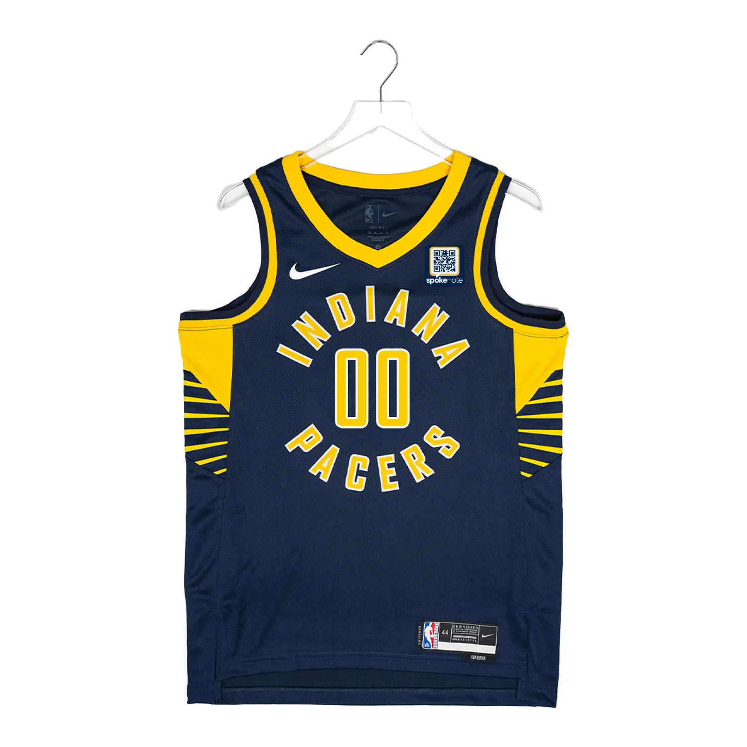 Adult Indiana Pacers #00 Bennedict Mathurin Icon Swingman Jersey by Nike