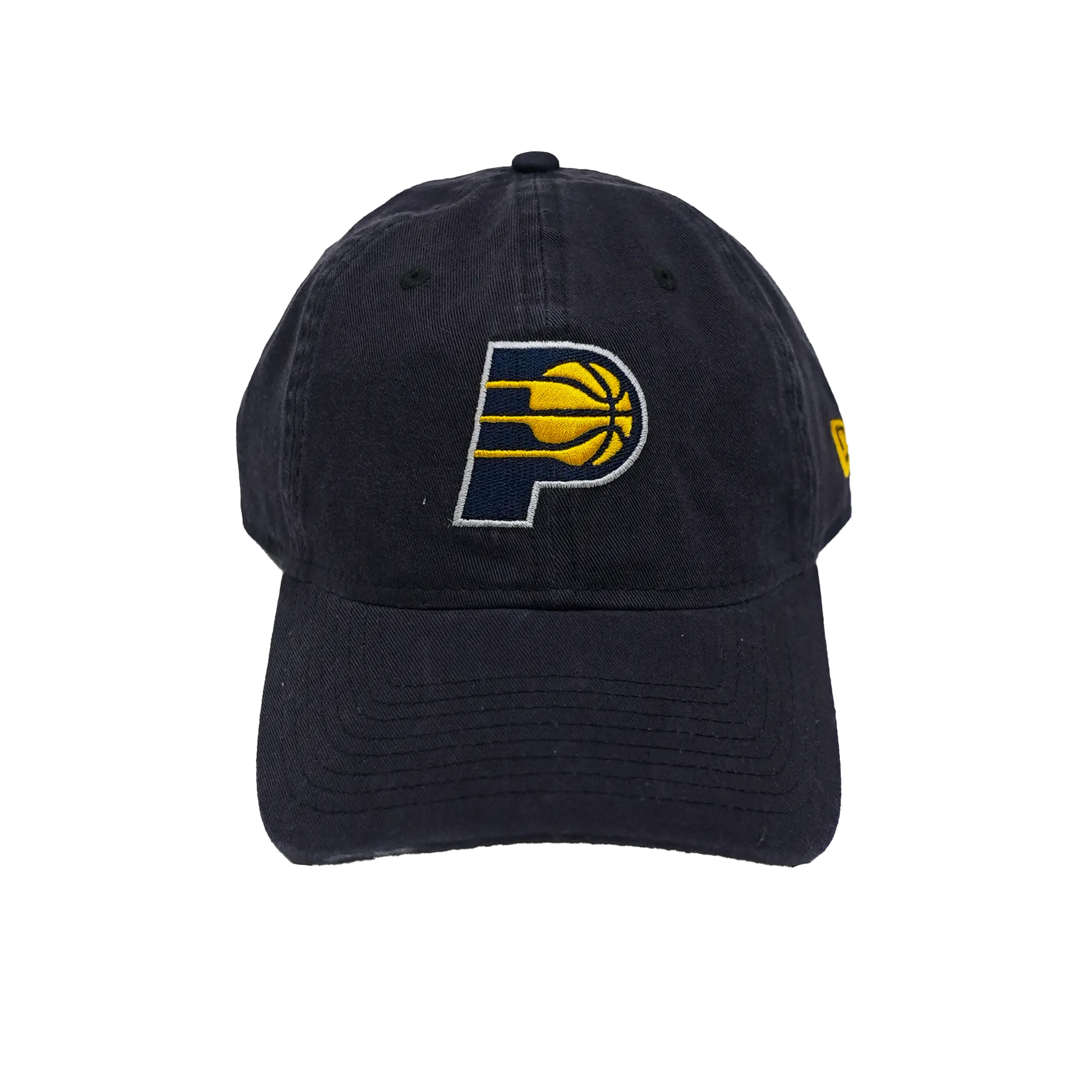 Adult Indiana Pacers Mini Primary Logo 9Twenty Hat in Navy by New Era