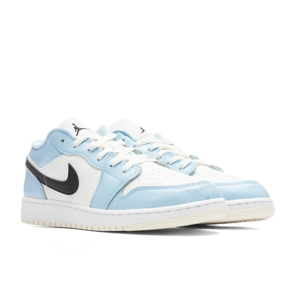 Air Jordan 1 Low (GS) - Ice Blue/Black/Sail