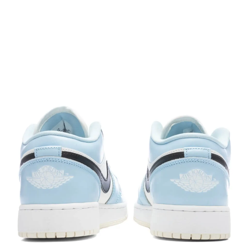 Air Jordan 1 Low (GS) - Ice Blue/Black/Sail