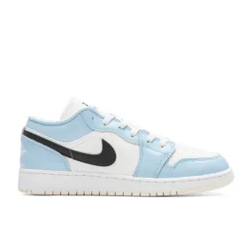 Air Jordan 1 Low (GS) - Ice Blue/Black/Sail