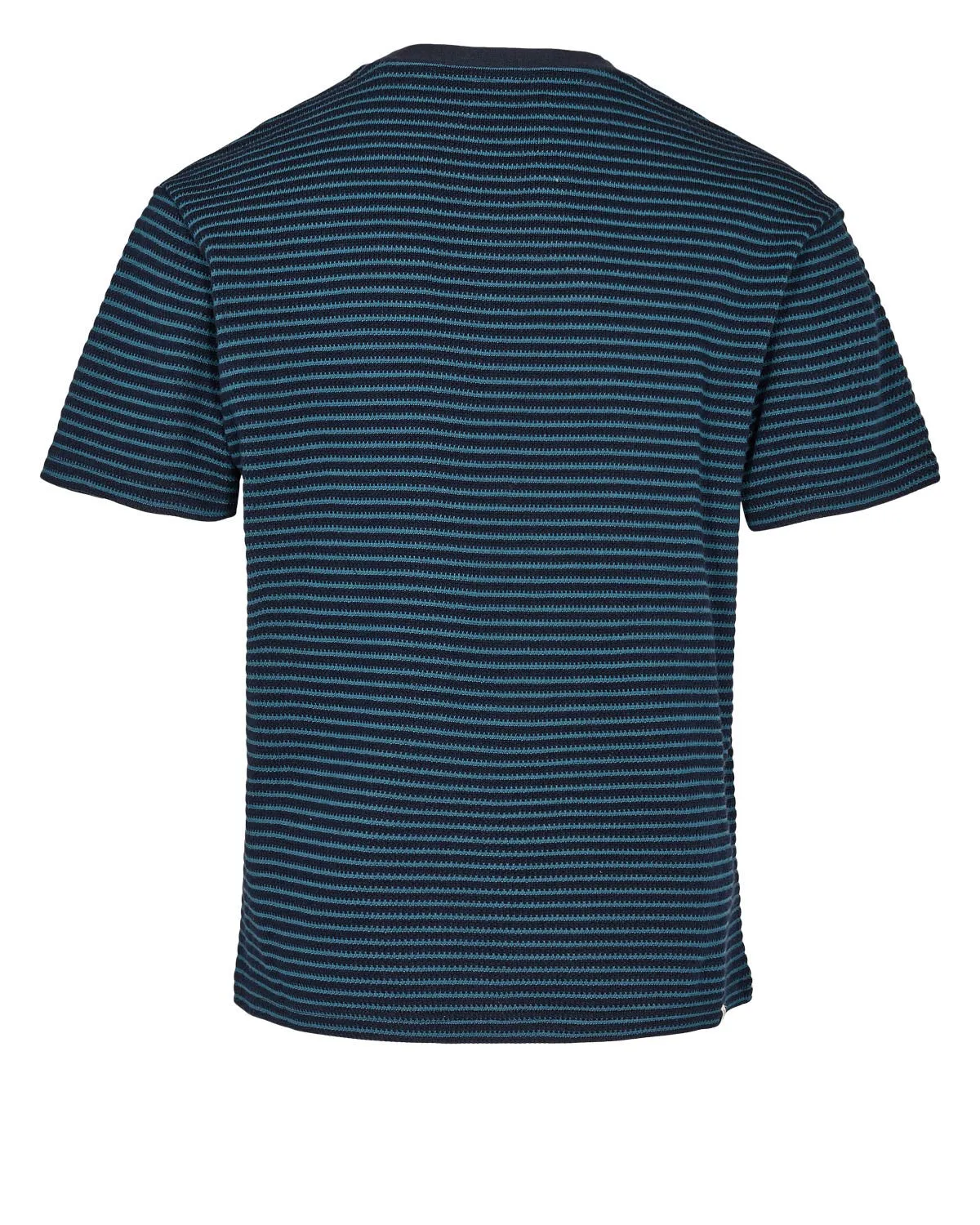 AKKIKKI S/S COTTON STRIPE TEE - Sky Captain