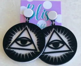 All Seeing Eye Statement Earrings