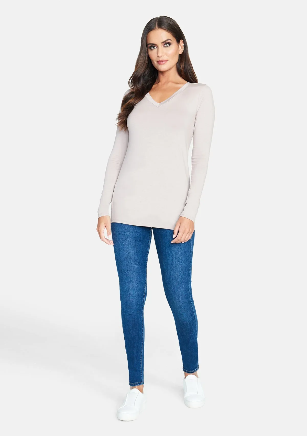 Alloy Basics - Tall Long Sleeve V-Neck