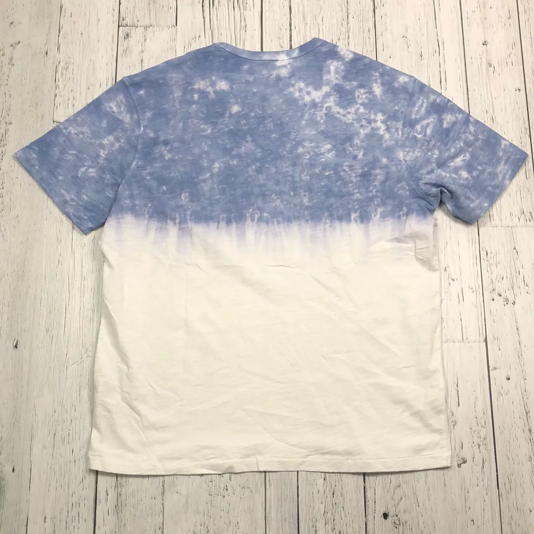 American Eagle blue white t-shirt - His L