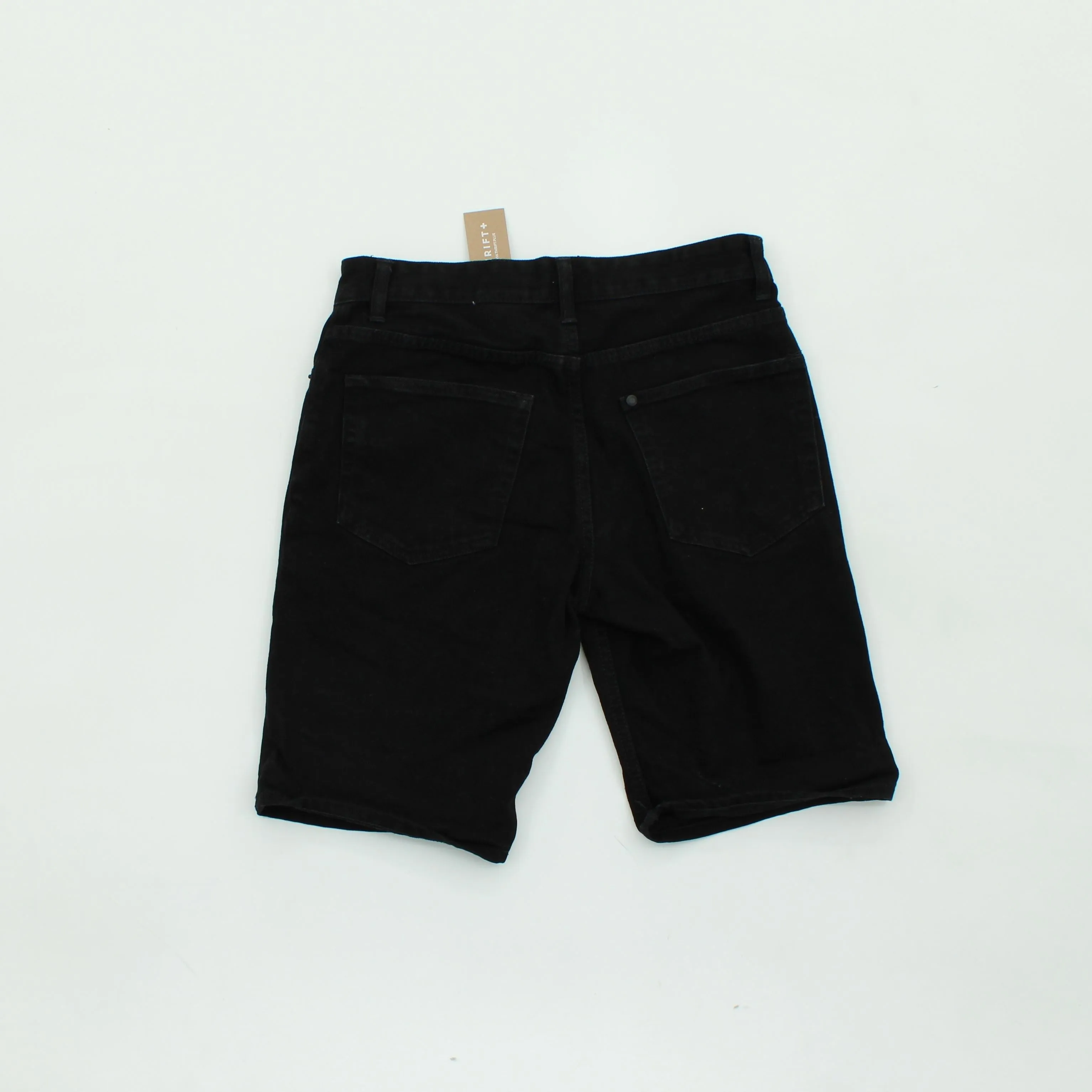 & Denim Women's Shorts W 28 in Black 100% Cotton