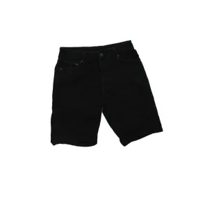 & Denim Women's Shorts W 28 in Black 100% Cotton