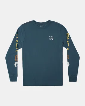 ANP Long Sleeve T-Shirt - Duck Blue/Yellow