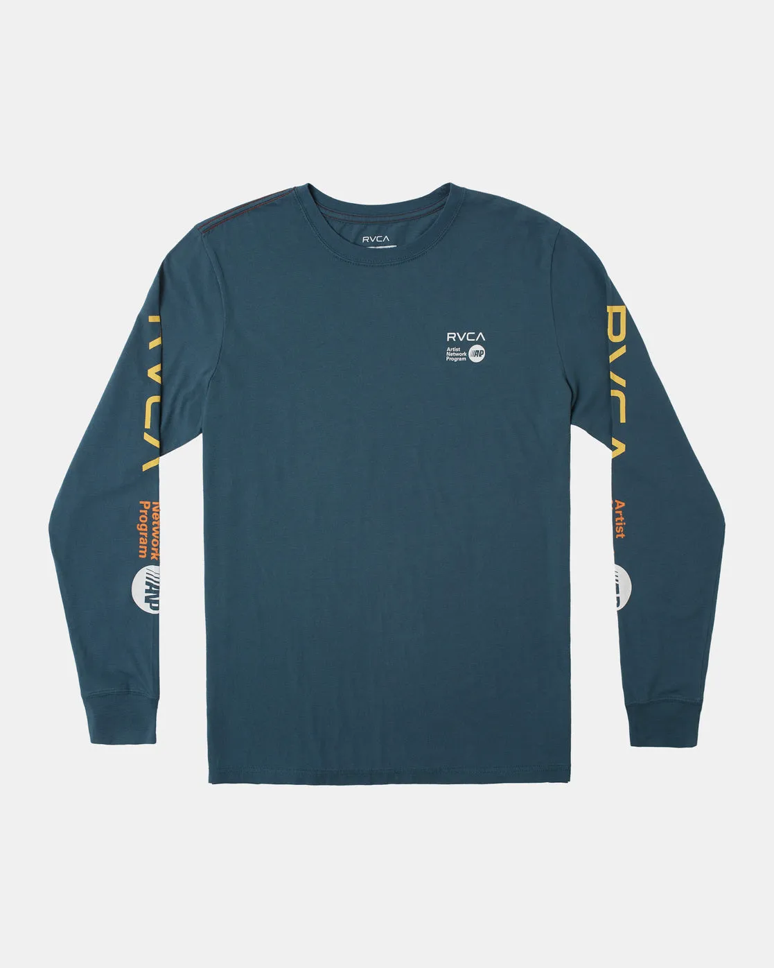 ANP Long Sleeve T-Shirt - Duck Blue/Yellow