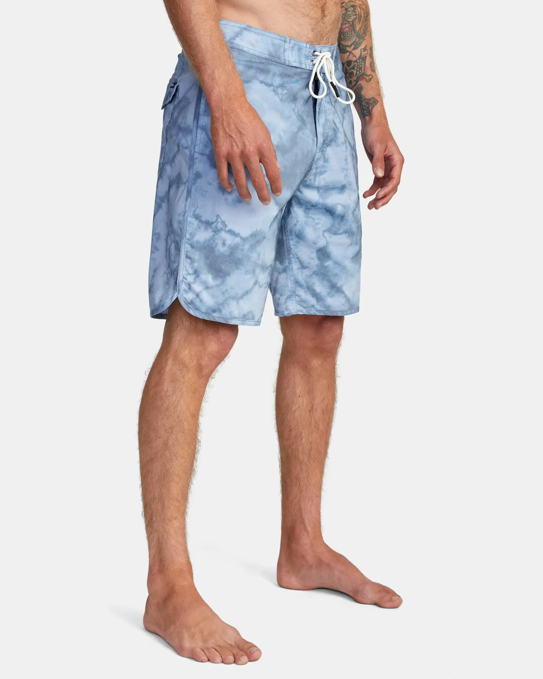 Arch Boardshorts 19" - Blue Tie Dye