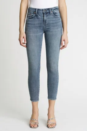 Audrey Figueroa Mid Rise Skinny Crop