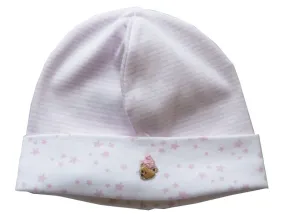 Baby Girl's Pink Bear Hat