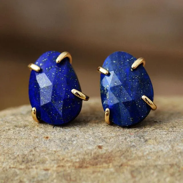 Balanda Lapis Lazuli Stud Earrings