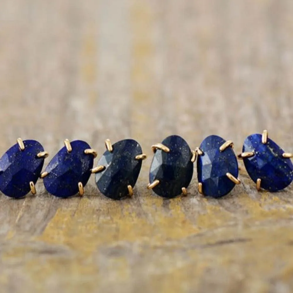 Balanda Lapis Lazuli Stud Earrings