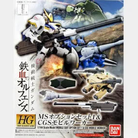 Bandai HG 1/144 MS Option Set 1 & CGS Mobile Worker