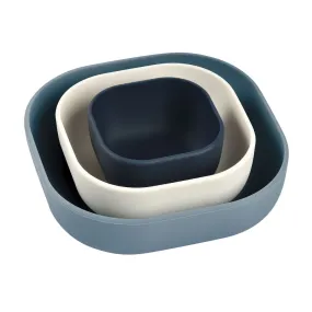 Beaba Silicone 3 Piece Nesting Bowl Set