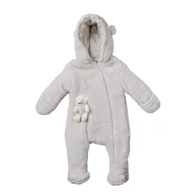 Beige Teddy Welsoft Babysuit