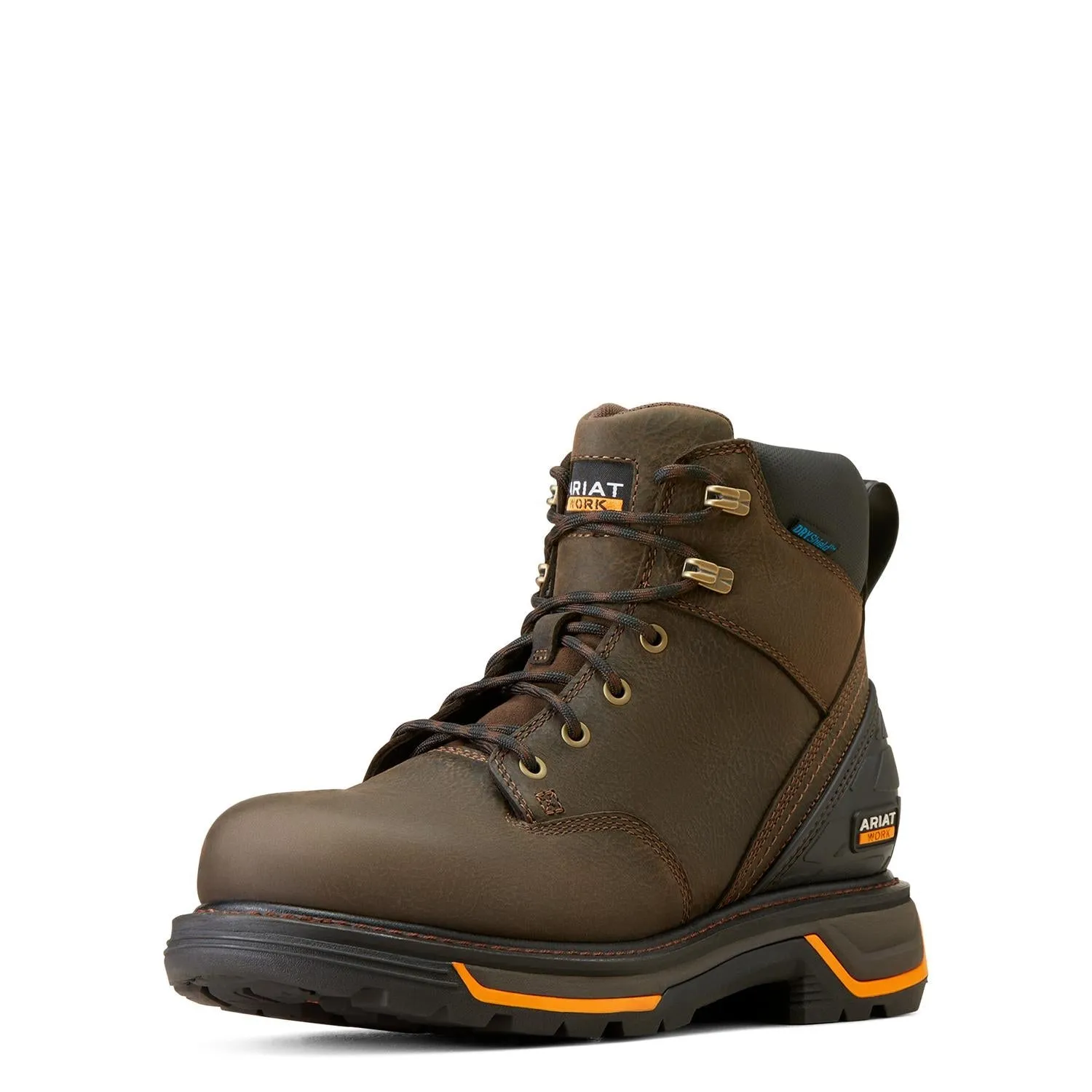 Big Rig 6in Waterproof Work Boot Iron Coffee