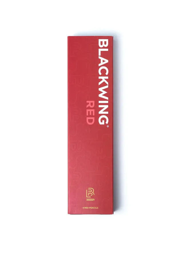 Blackwing Red Pencil Set (4)