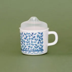 Blue and White Sippy Cup