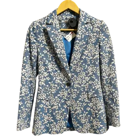 Blue Floral Blazer & Shorts