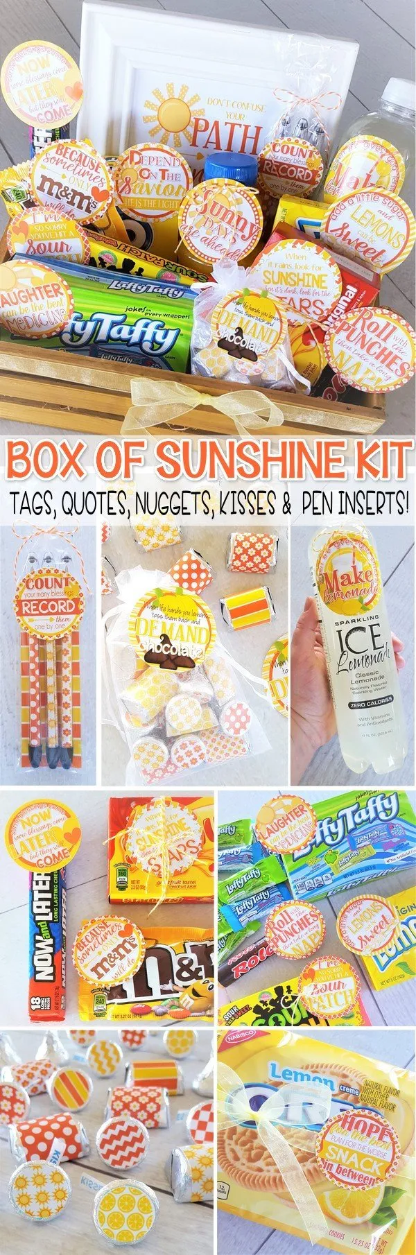 Box of Sunshine {Gift Tag Kit} PRINTABLE