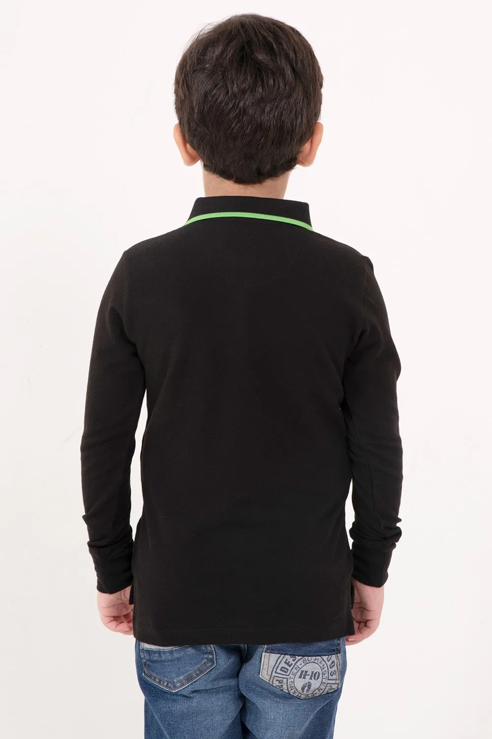 Boy's Full Sleeve Fashion Polo