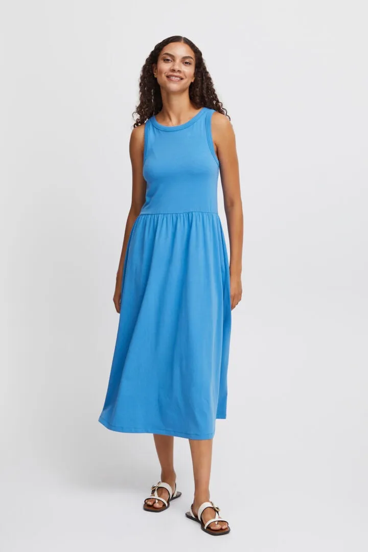 b.young Pandinna Dress Palace Blue