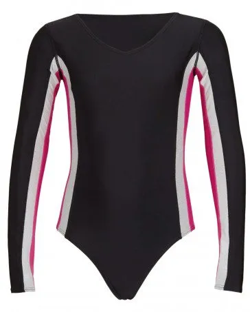 Capezio Girls Long Sleeve Gymnastics Leotard - 11065C