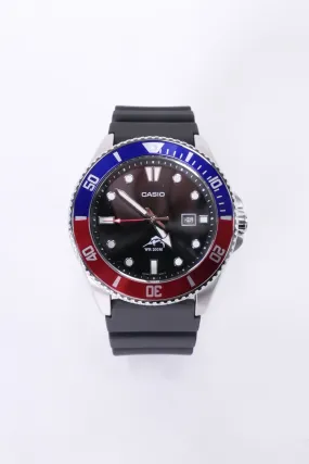 Casio MDV-106B-1A2VCF Watch - Black/Blue/Red