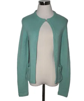 Chanel Teal Cashmere Cardigan sz 34