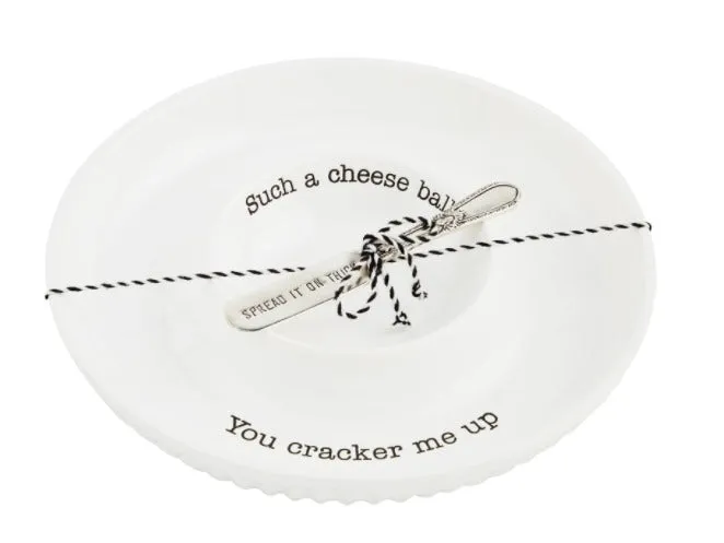 Cheese Ball Serving Dish Set