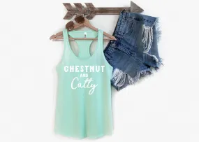 Chestnut & Catty Racerback Tank