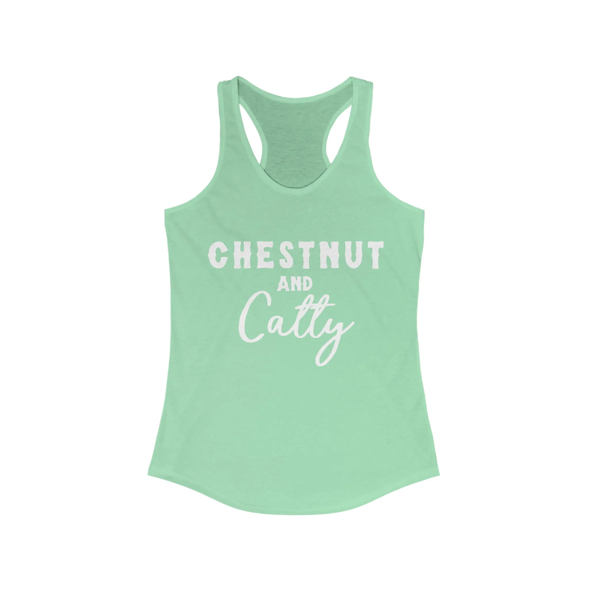 Chestnut & Catty Racerback Tank