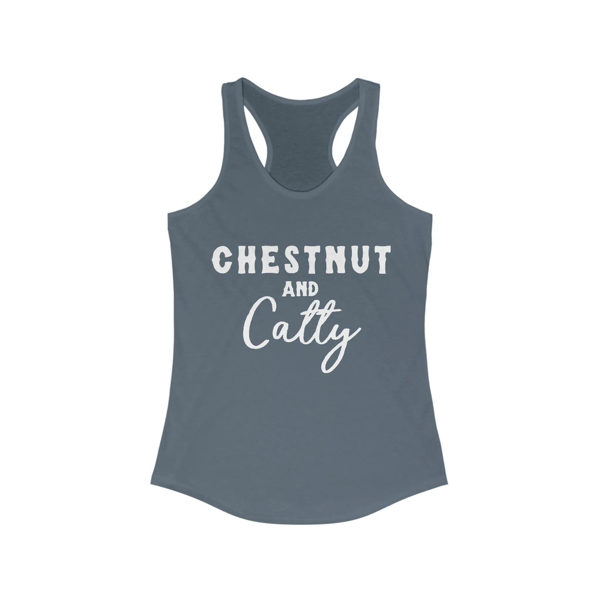 Chestnut & Catty Racerback Tank