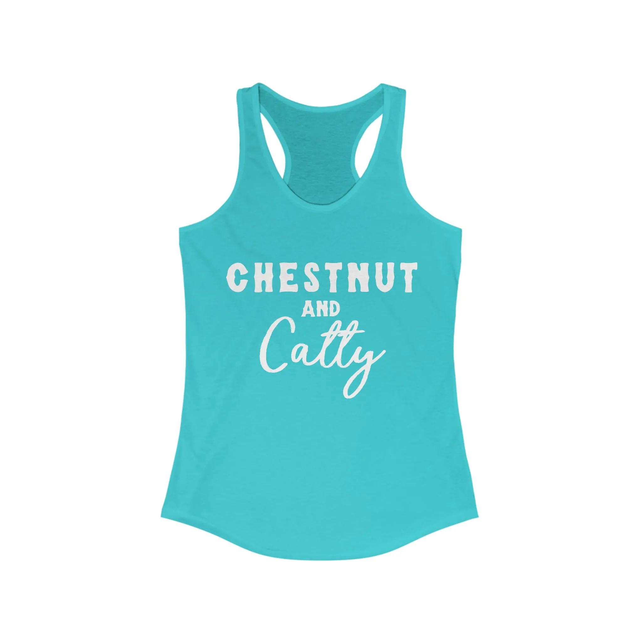 Chestnut & Catty Racerback Tank