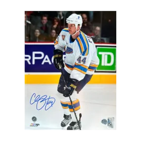 Chris Pronger St Louis Blues Autographed Photo 11x14 - Fan Cave COA