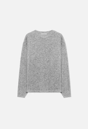 Co-Mix Cropped LS Tee / Grey