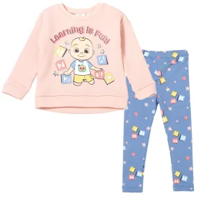 CoComelon Cocomelon JJ Pullover Fleece Sweatshirt and Pants Set