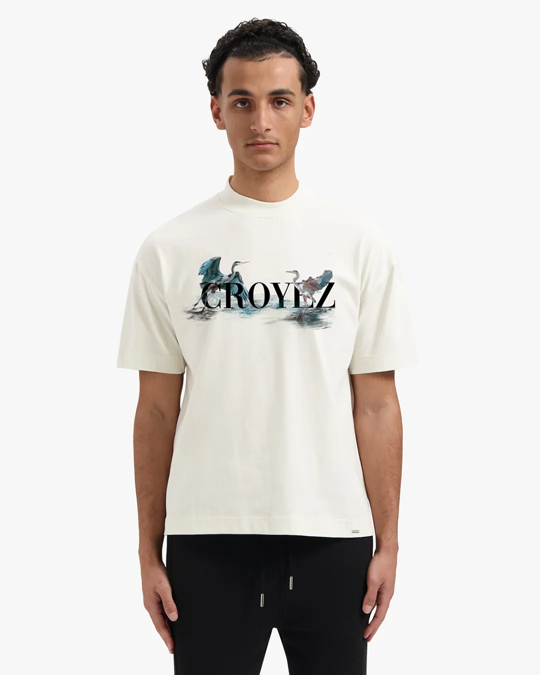 Croyez Blue Heron T-Shirt | Buttercream