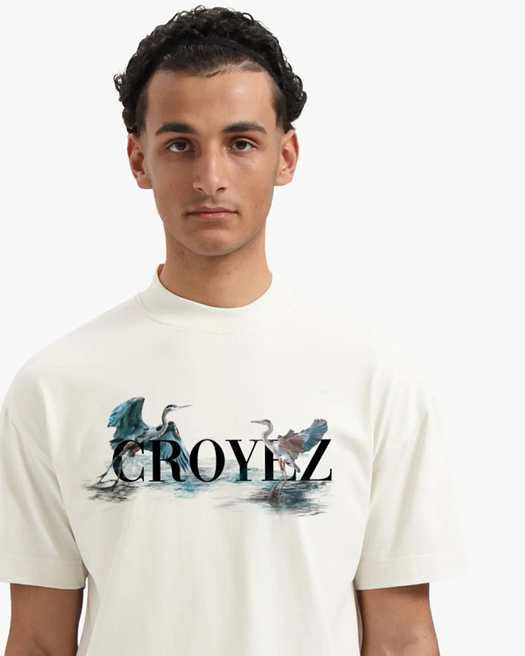 Croyez Blue Heron T-Shirt | Buttercream