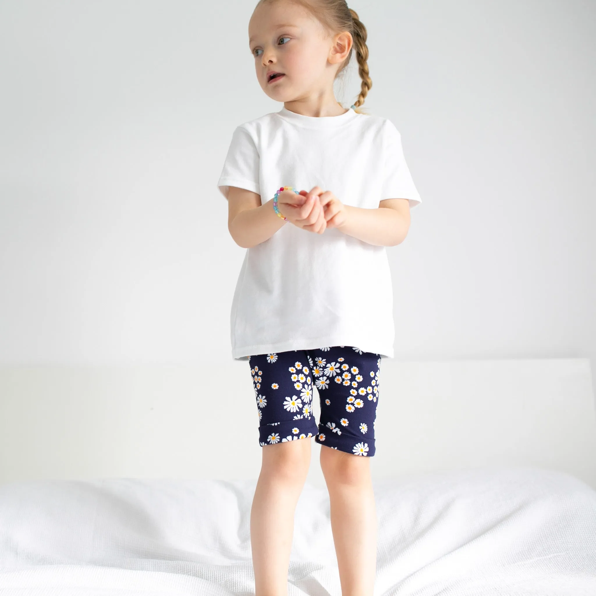 Daisy print Shorts 1-8 years