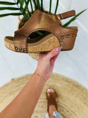 Dare To Be Bold Wedges In Antique Bronze