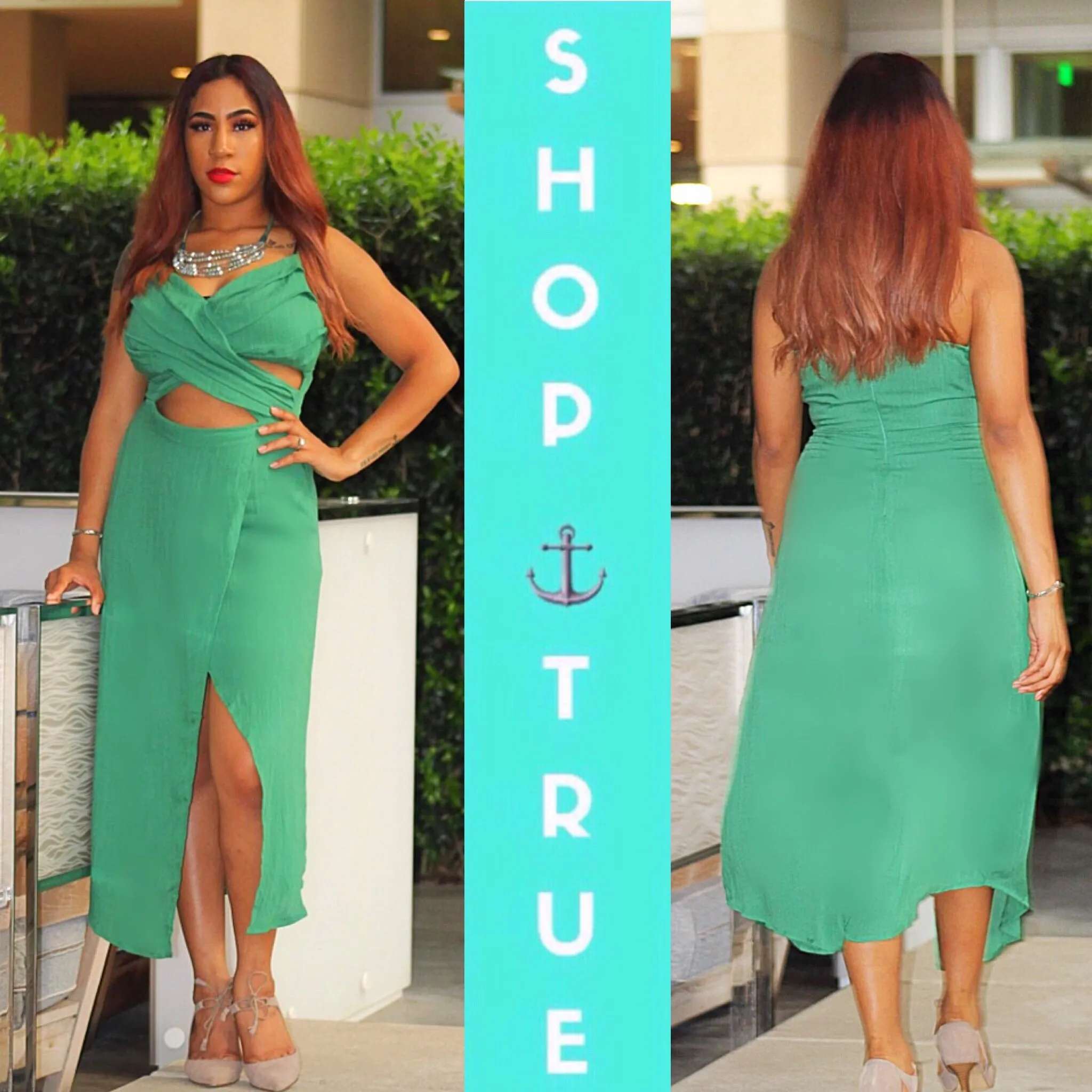 Dinero Cutout Midi Dress