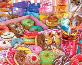 Donuts & Coffee Jigsaw Puzzle - 1000 Piece