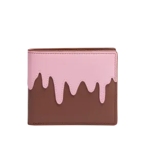 DRIPPY WALLET - PINK/BROWN