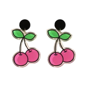 Earrings - Cherry drop