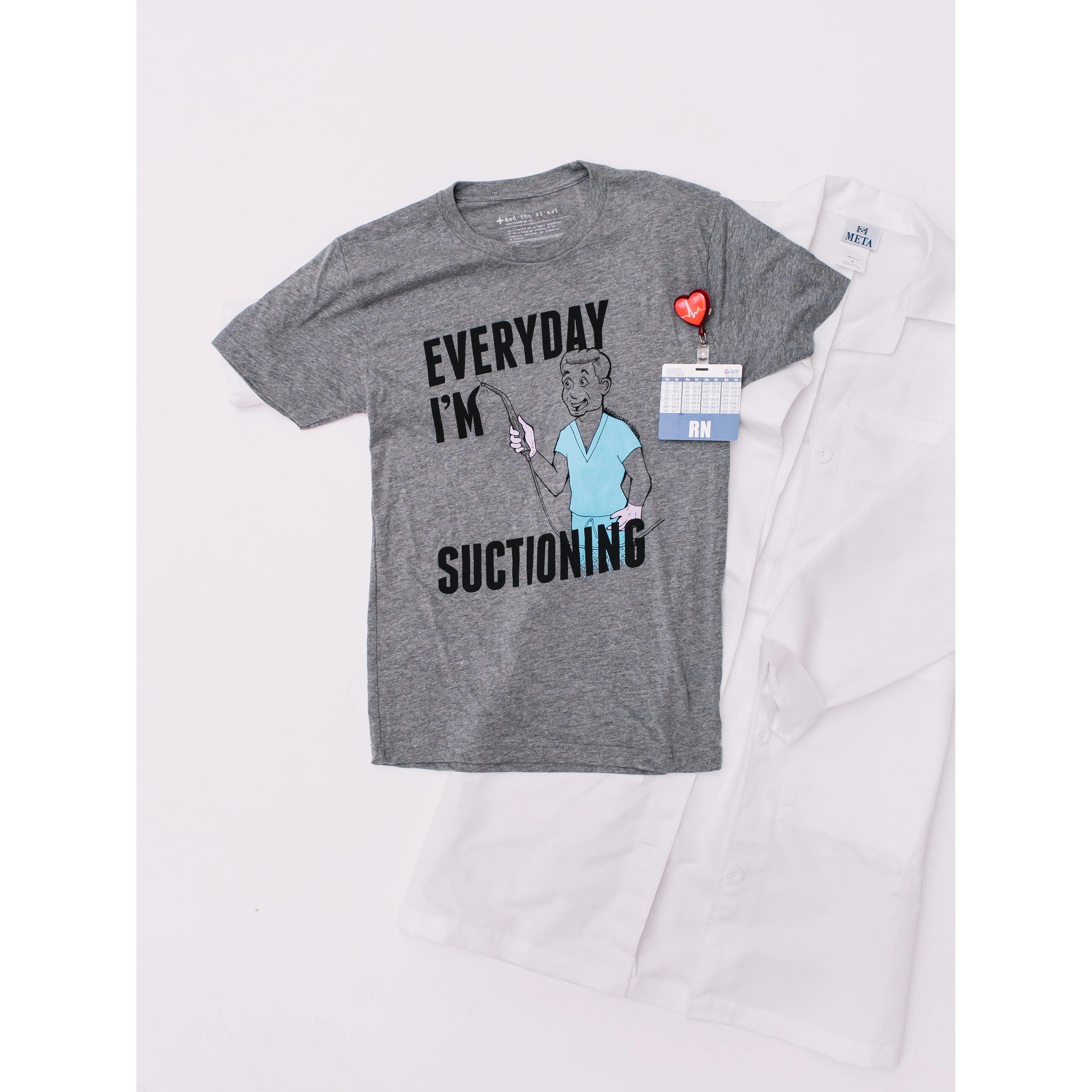 Everyday I'm Suctioning Tee - FINAL SALE